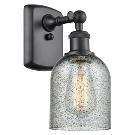 Innovations Lighting 1 Light Caledonia 5 Inch Sconce, 689178 516-1W-BK-G257